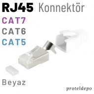 IRENIS RJ45 Konnektör Cat.7A/7/6A/6/5e için IRENIS RJ45 Konnektör Cat.7A/7/6A/6/5e için