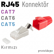 IRENIS RJ45 Konnektör Cat.7A/7/6A/6/5e için IRENIS RJ45 Konnektör Cat.7A/7/6A/6/5e için
