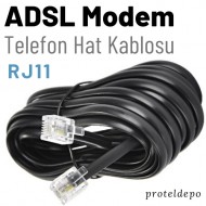 IRENIS ADSL VDSL Modem ve RJ 11 Telefon Hat Bağlantı Kablosu 6 Metre IRENIS ADSL VDSL Modem ve RJ 11 Telefon Hat Bağlantı Kablosu 6 Metre