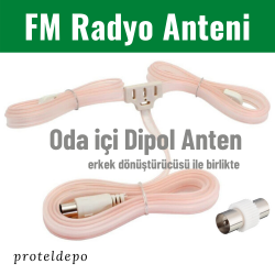 IRENIS FM Radyo Oda İçi Anten erkek/dişi (Tuner, Müzik Sistemi İçin) IRENIS FM Radyo Oda İçi Anten erkek/dişi (Tuner, Müzik Sistemi İçin)