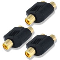 IRENIS 1 Dişi Jak/ 2 Dişi Fiş AV Adaptörü