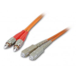 SC/FC 62.5/125 MM Duplex FO Patch cord/Jumper - 1 metre