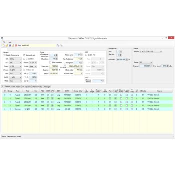 DekTec T2Xpress - DVB-T2 Sinyali Modülasyon Yazılımı