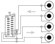 IRENIS SCART - RCA (Tos) Uzatma Kablosu Mono 2 Metre 